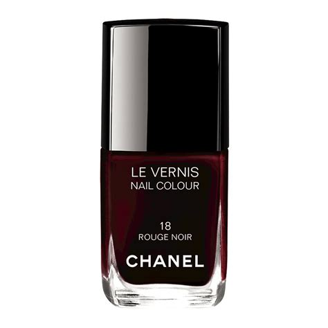 vernis ongle rouge chanel|chanel rouge noir.